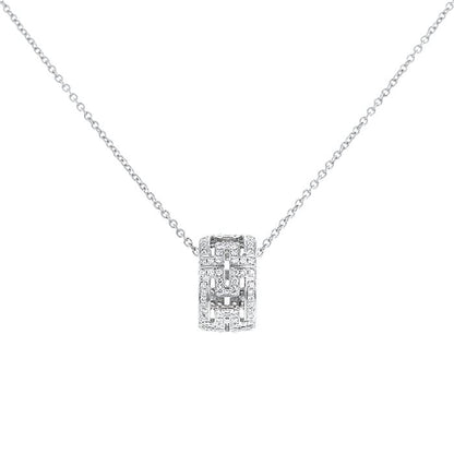 [Stars Jewelry]PARENTESI NECKLACE SILVER DIAMOND