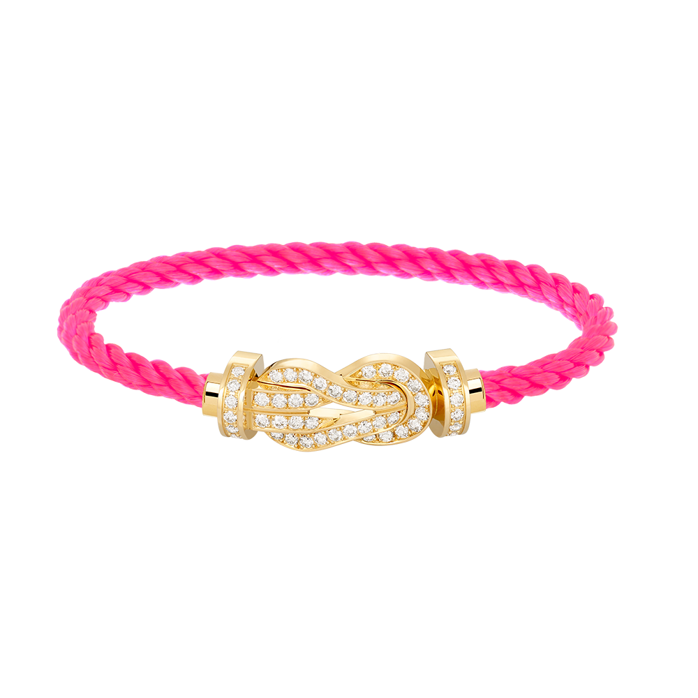 [Stars Jewelry]CHANCE LARGE 8 FIGURE BUCKLE FULLDIAMOND BRACELET GOLD