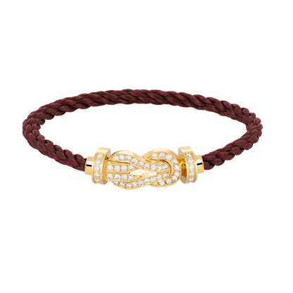 [Stars Jewelry]CHANCE LARGE 8 FIGURE BUCKLE FULLDIAMOND BRACELET GOLD