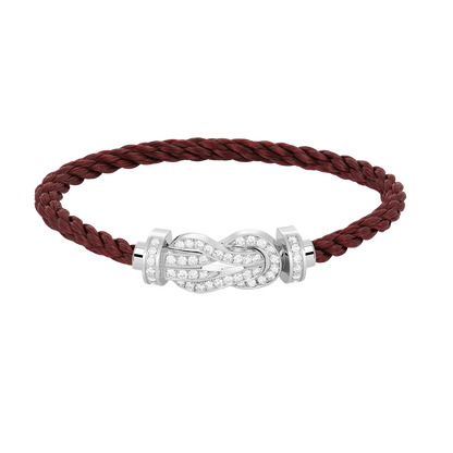 [Stars Jewelry]CHANCE LARGE 8 FIGURE BUCKLE FULL DIAMOND BRACELET SILVER