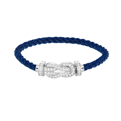 [Stars Jewelry]CHANCE LARGE 8 FIGURE BUCKLE FULL DIAMOND BRACELET SILVER
