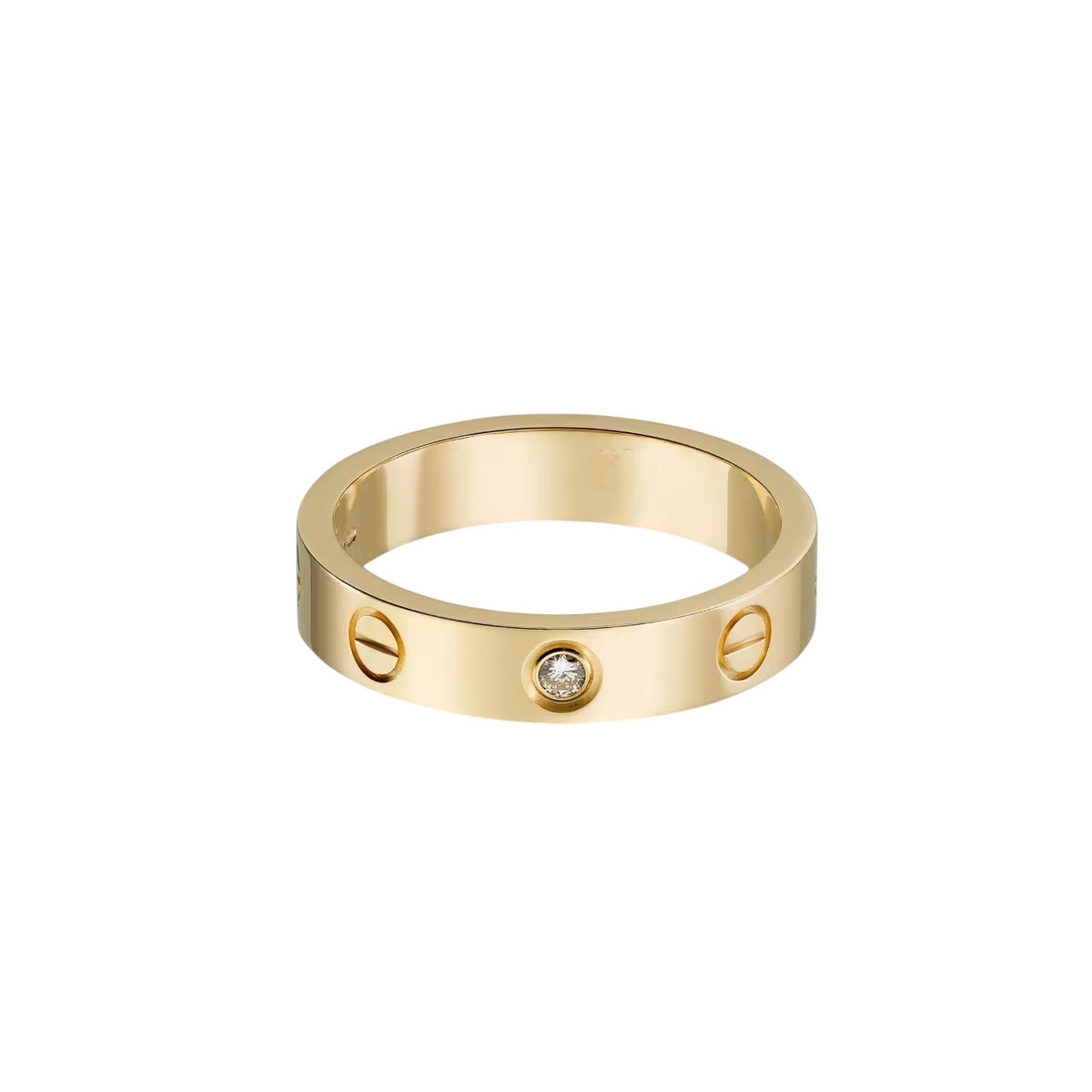 [Stars Jewelry]LOVE 4MM 1 DIAMOND RING