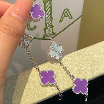 [Stars Jewelry] CLOVER 5 MOTIF VIOLET BRACELET COLLECTION