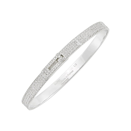 [Stars Jewelry]HM KELLY BRACELET IN SILVER AND FULL PAVE DIAMOND