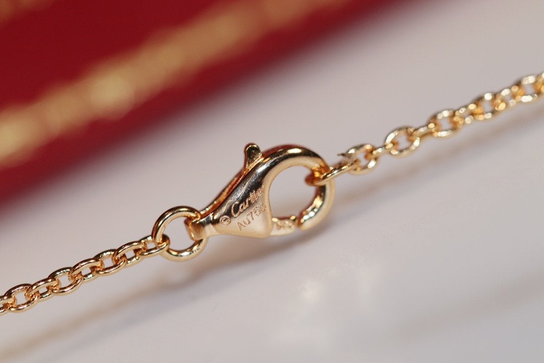 [Stars Jewelry]LOVE NECKLACE PINK GOLD AND SILVER