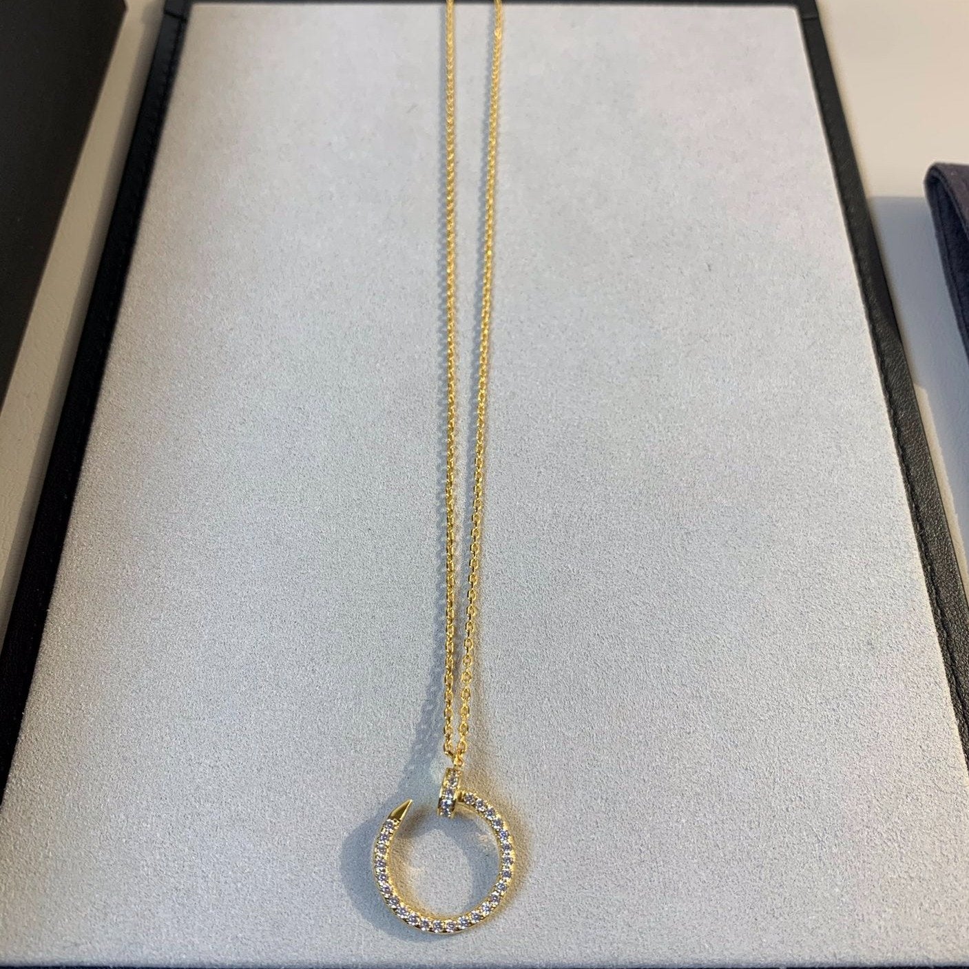 [Stars Jewelry]JUSTE NECKLACE GOLD DIAMONDS