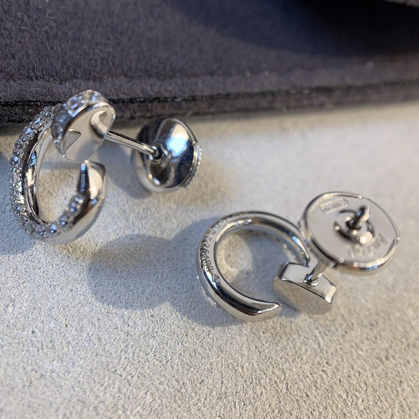 [Stars Jewelry]JUSTE EARRINGS SILVER DIAMONDS