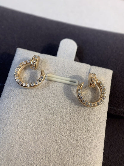 [Stars Jewelry]JUSTE EARRINGS GOLD DIAMONDS