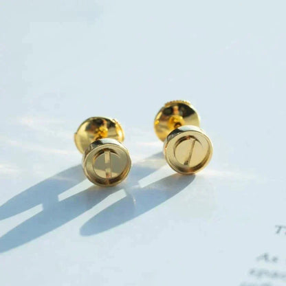 [Stars Jewelry]LOVE EARRINGS GOLD 10MM