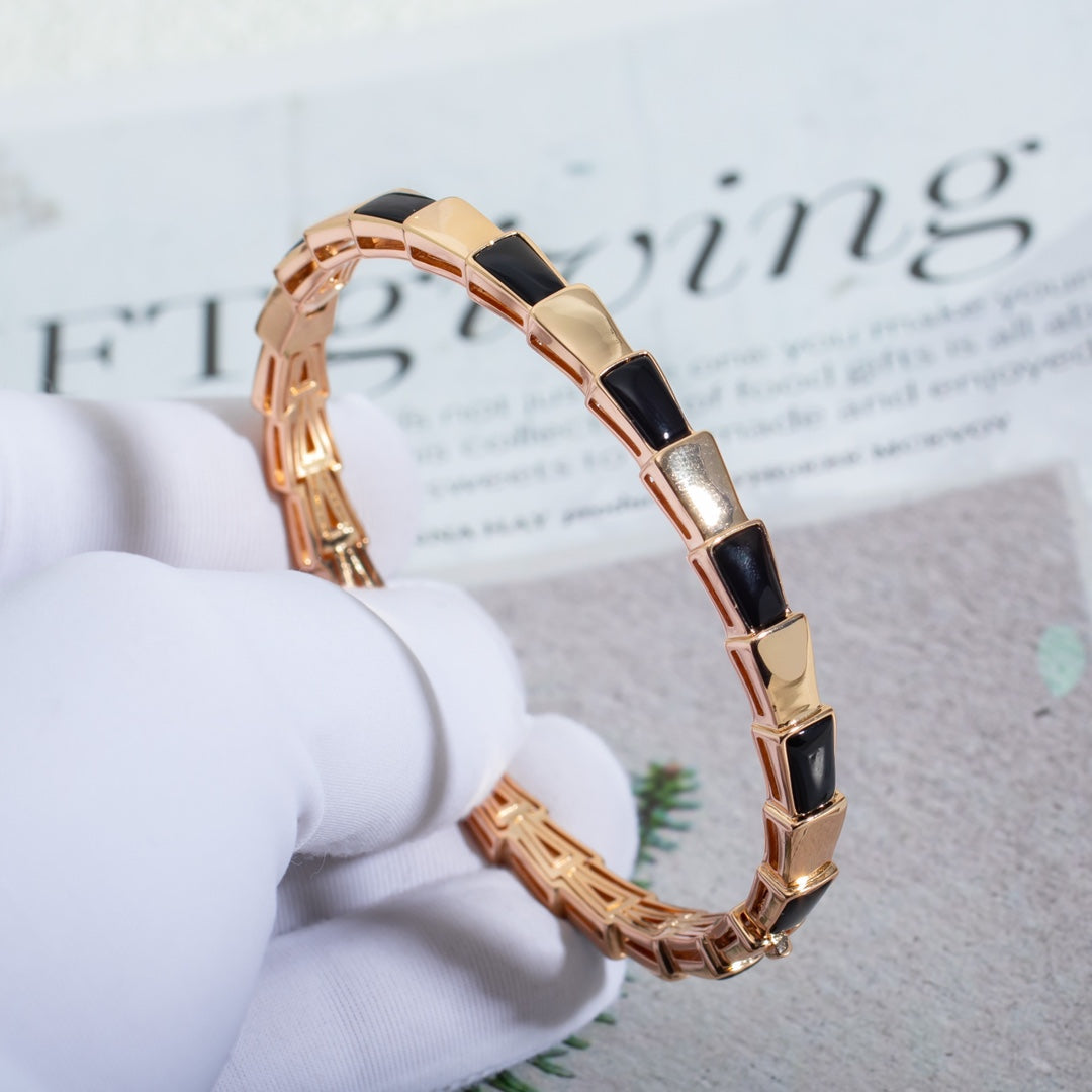[Stars Jewelry]SERPENTI BRACELET PINK GOLD ONYX
