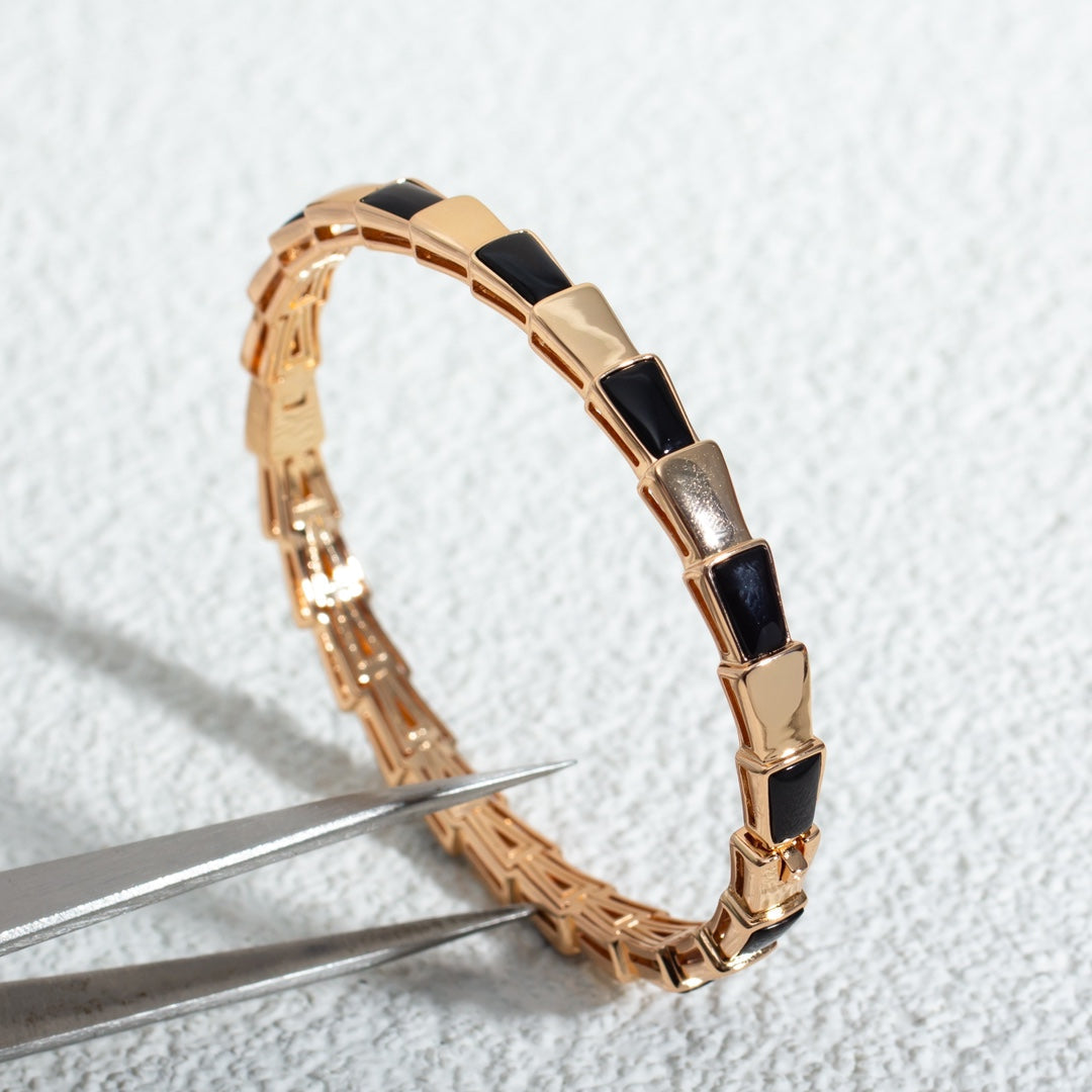 [Stars Jewelry]SERPENTI BRACELET PINK GOLD ONYX