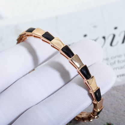 [Stars Jewelry]SERPENTI BRACELET PINK GOLD ONYX