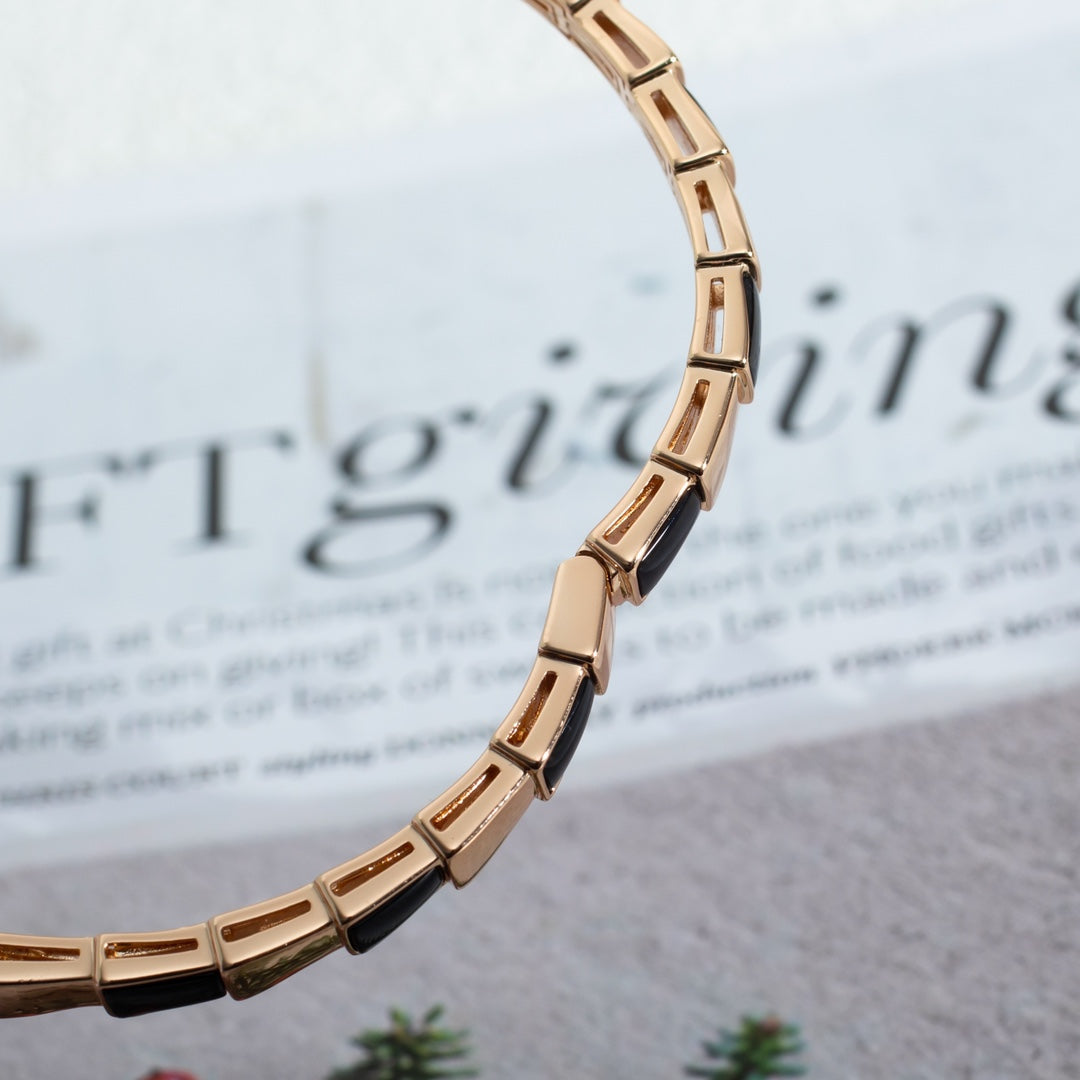 [Stars Jewelry]SERPENTI BRACELET PINK GOLD ONYX