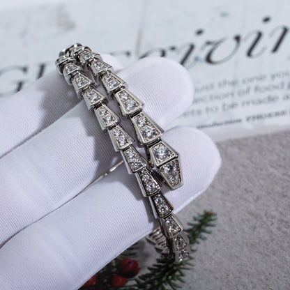 [Stars Jewelry]SERPENTI BRACELET 6MM SILVER DIAMOND