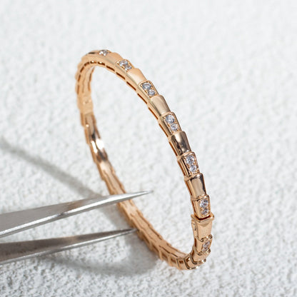 [Stars Jewelry]SERPENTI BRACELET PINK GOLD DIAMOND