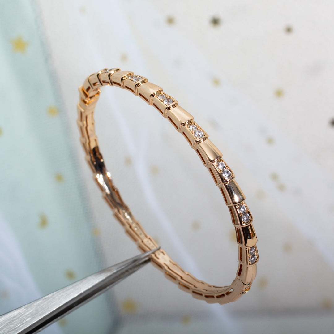 [Stars Jewelry]SERPENTI BRACELET PINK GOLD DIAMOND