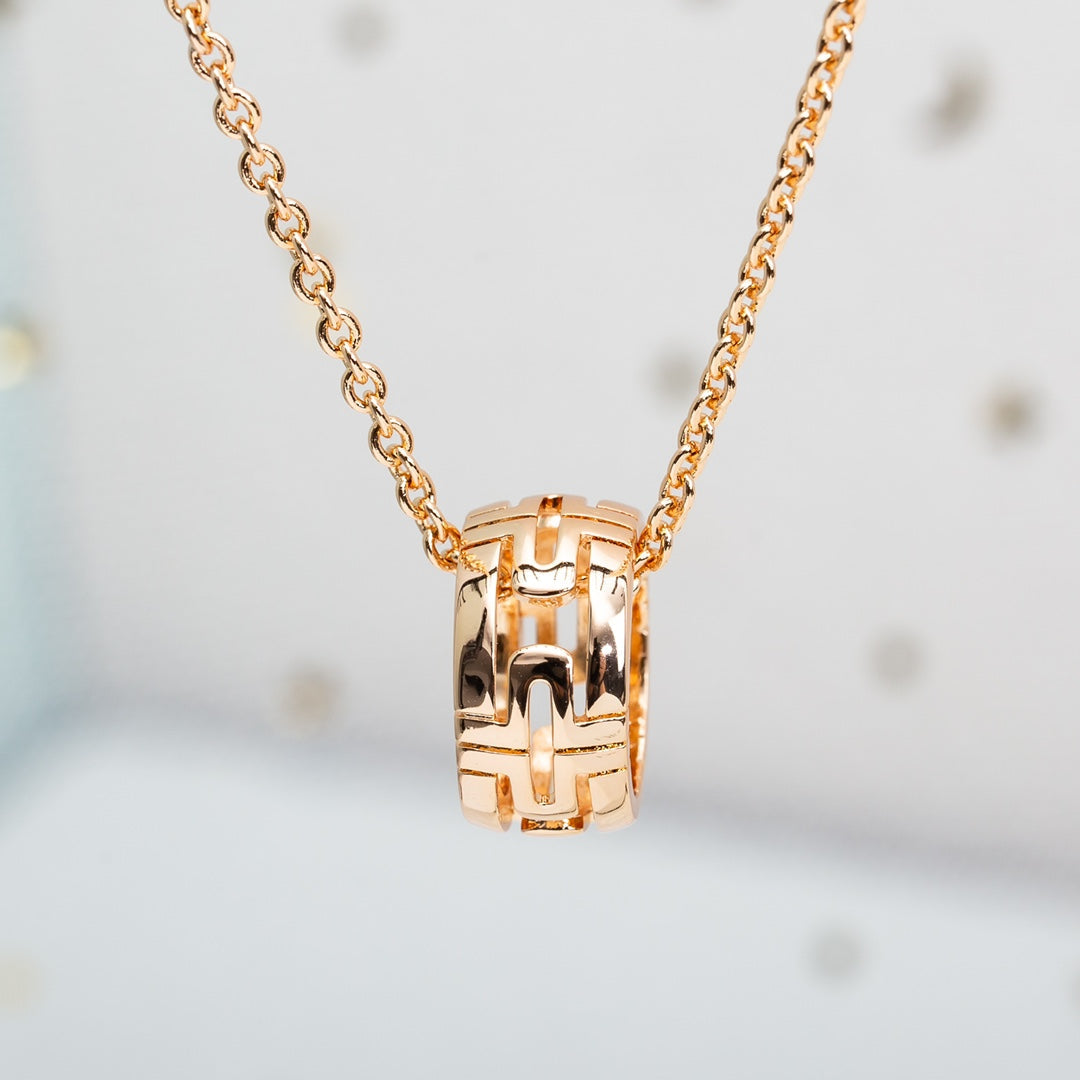 [Stars Jewelry]PARENTESI NECKLACE PINK GOLD