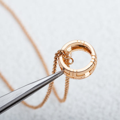[Stars Jewelry]PARENTESI NECKLACE PINK GOLD
