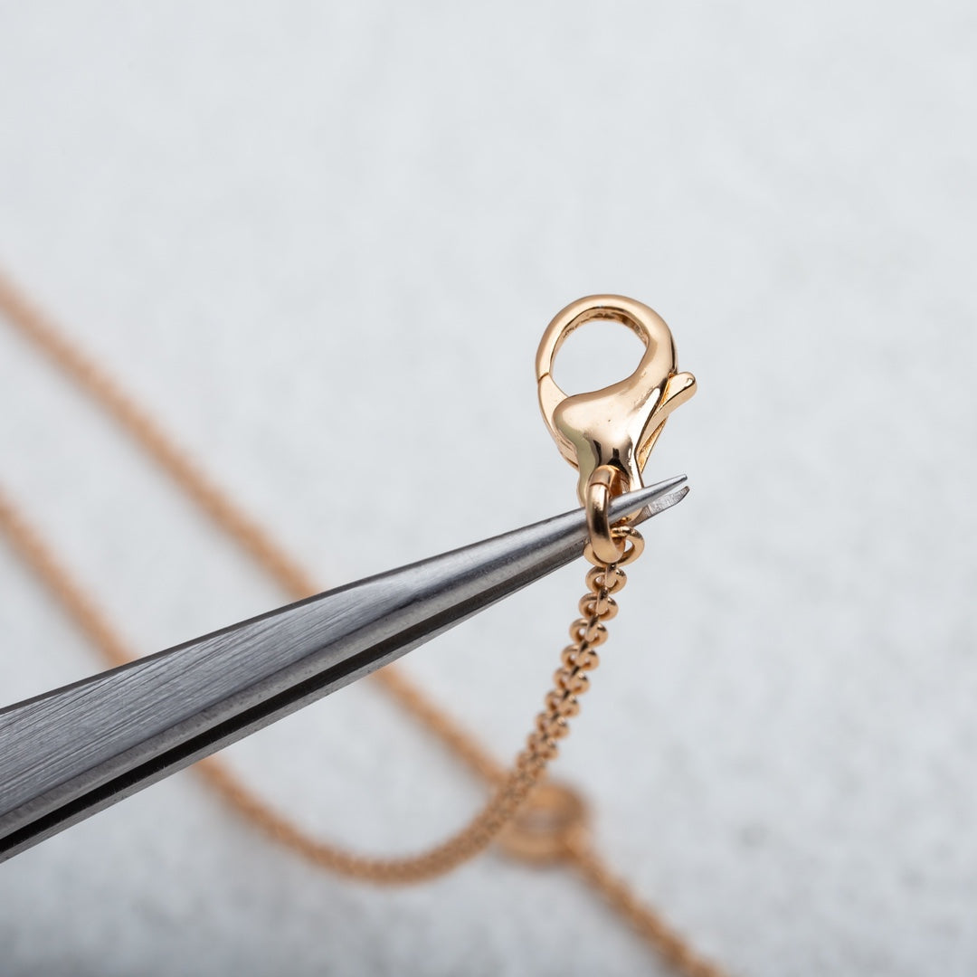 [Stars Jewelry]PARENTESI NECKLACE PINK GOLD