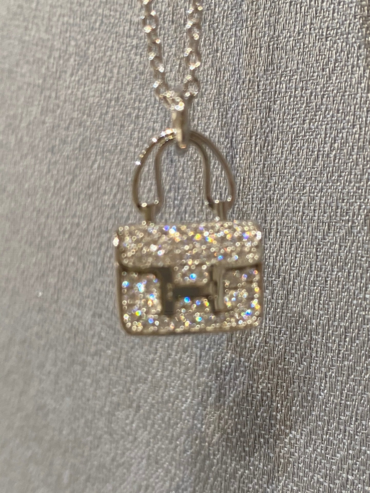 [Stars Jewelry]CONSTANCE PEDANT DIAMOND NECKLACE