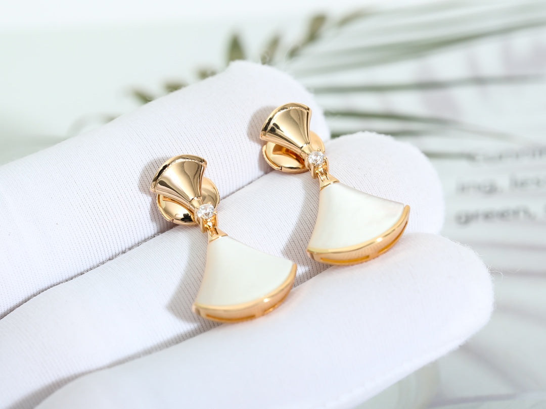 [Stars Jewelry]DREAM MOP PINK GOLD EARRINGS