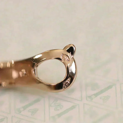 [Stars Jewelry]CLOVER MEDIUM 1 MOTIFS FUll DIAMOND EARRINGS