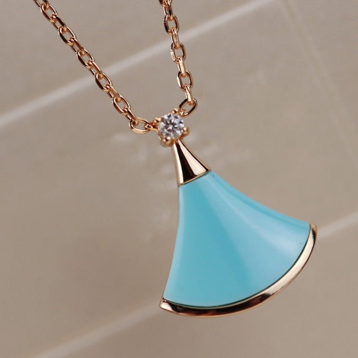 [Stars Jewelry]DREAM NECKLACE TURQUOISE PINK GOLD
