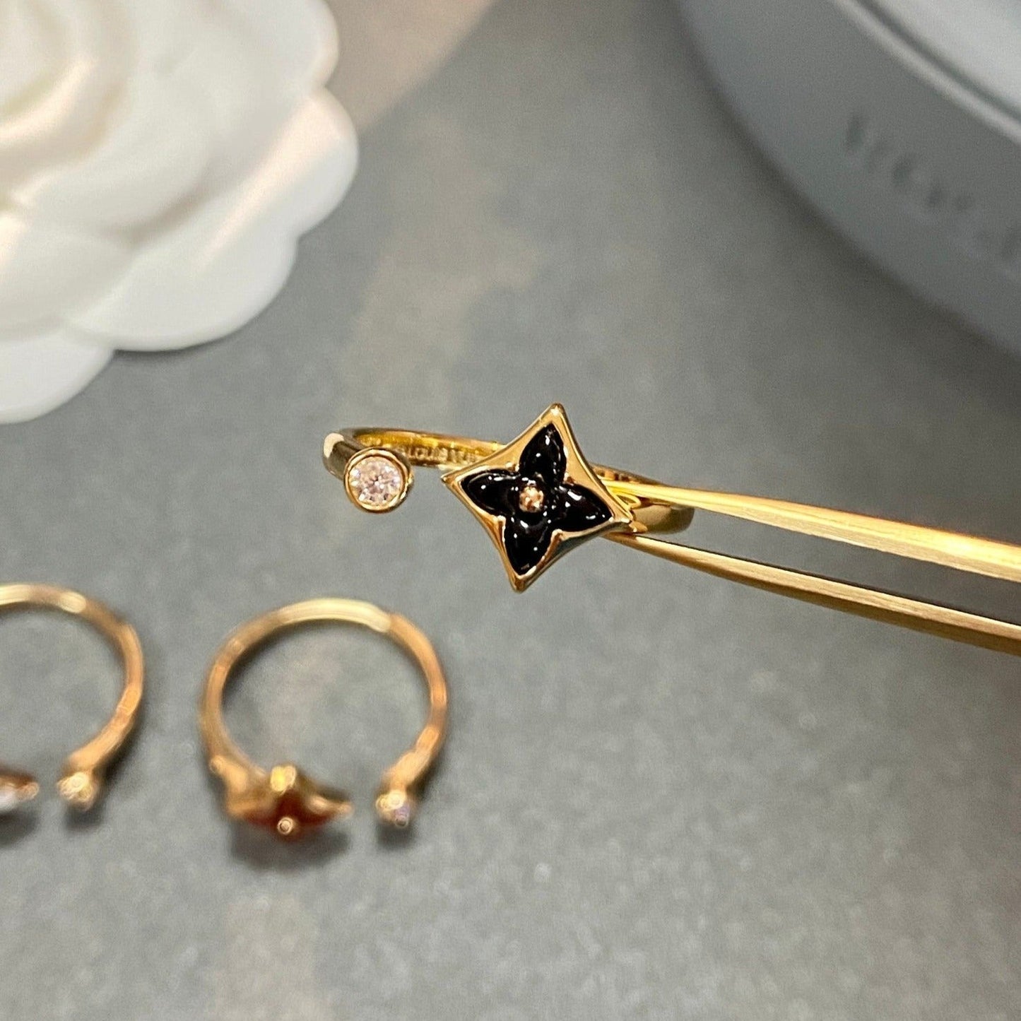 [Stars Jewelry]STAR 1 DIAMOND OPEN RING