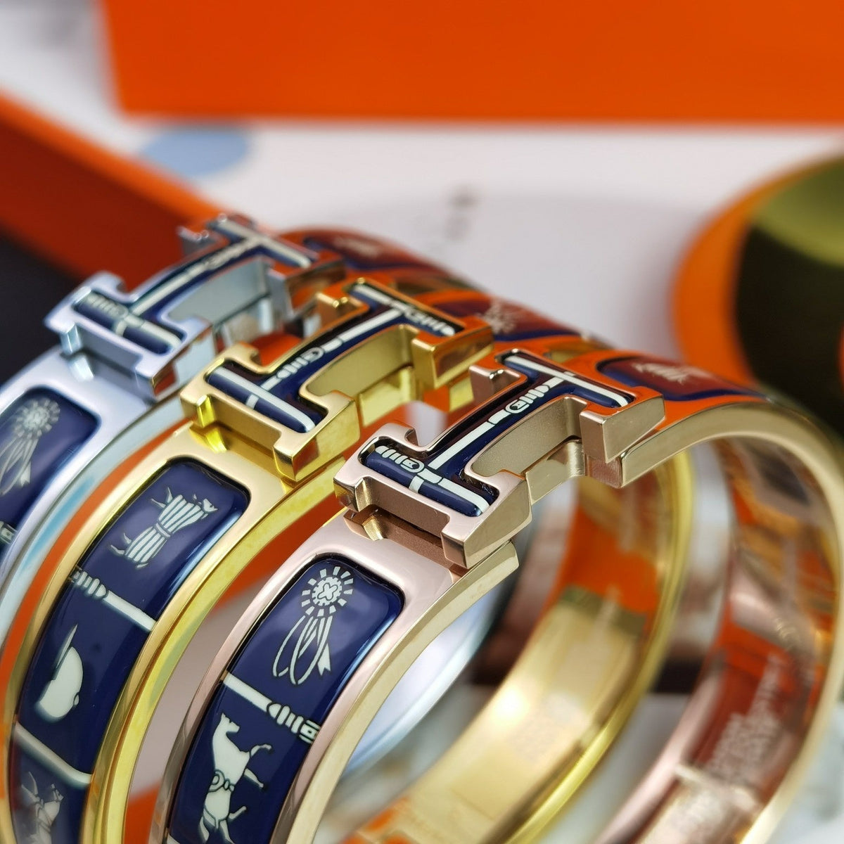 [Stars Jewelry]H COUVERTURES DARK BLUE BRACELET
