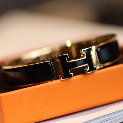 [Stars Jewelry]H BRACELET 12MM GOLD