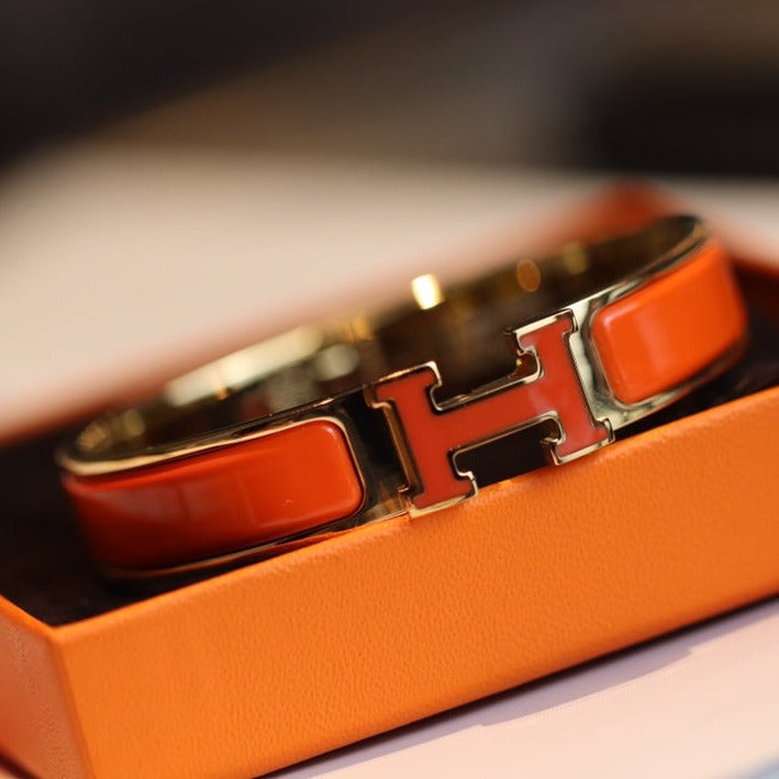 [Stars Jewelry]H BRACELET 12MM GOLD