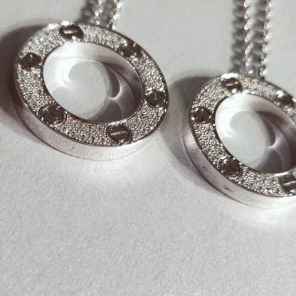 [Stars Jewelry]LOVE NECKLACE ADJUSTABLE SILVER