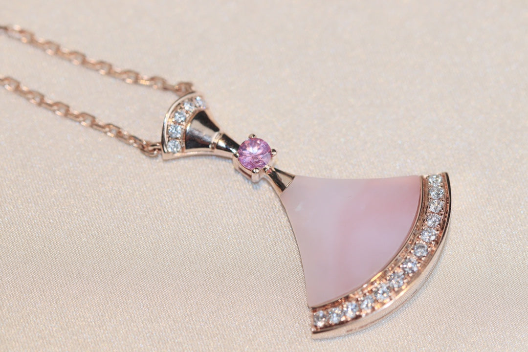 [Stars Jewelry]DREAM NECKLACE PINK MOP DIAMOND