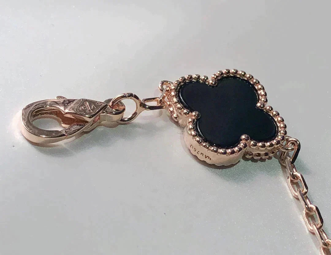 [Stars Jewelry]CLOVER 5 MOTIFS MULTICOLOR BRACELET