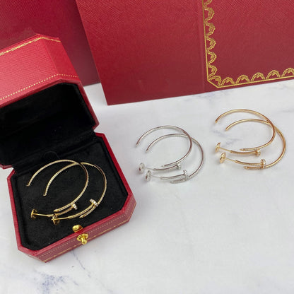[Stars Jewelry]JUSTE EARRINGS FULL DIAMONDS 1.8MM