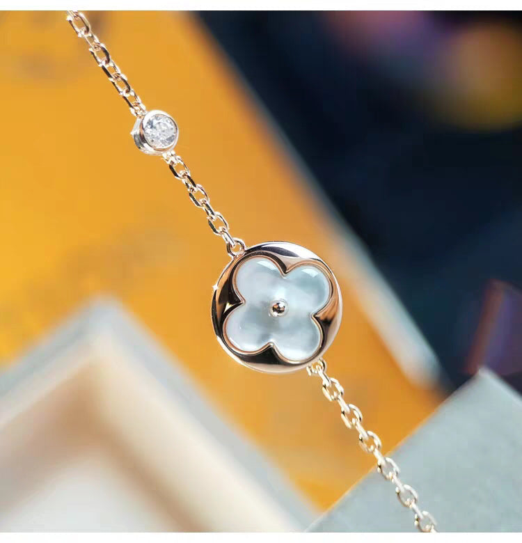 [Stars Jewelry]SUN MOP GOLD 1 DIAMOND NECKLACE