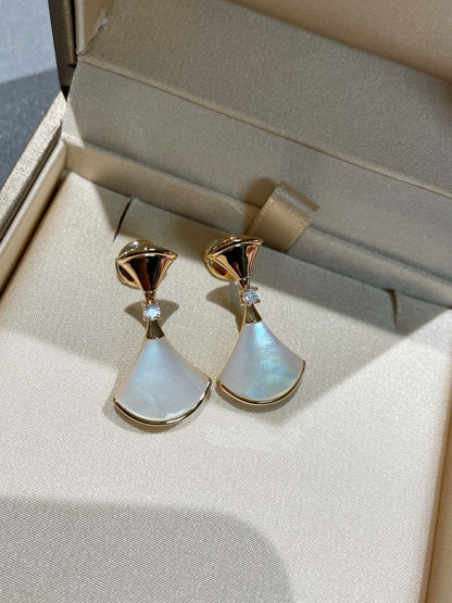 [Stars Jewelry]DREAM MOP 1 DIAMOND EARRINGS