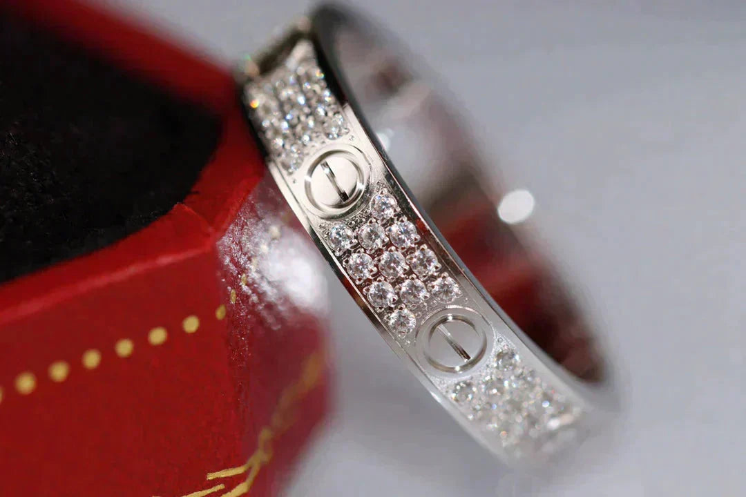 [Stars Jewelry]LOVE RING 3.6MM DIAMOND PAVED