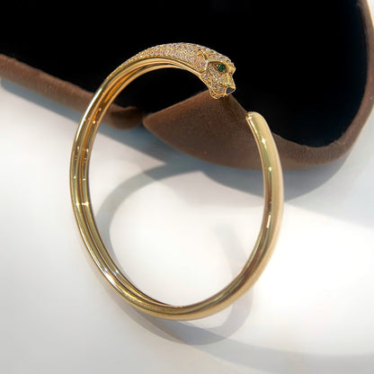 [Stars Jewelry]PANTHERE GOLD DIAMOND OPEN BRACELET