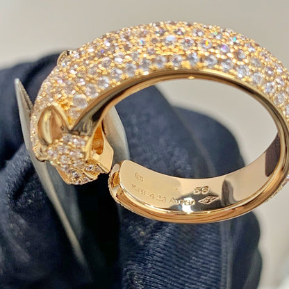 [Stars Jewelry]PANTHERE PINK GOLD DIAMOND RING