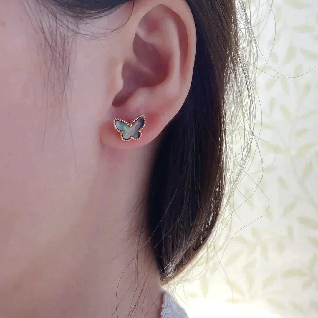 [Stars Jewelry]BUTTERFLY DARK MOP  EARRINGS