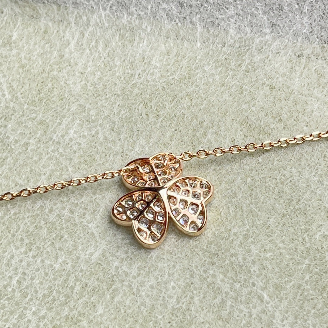 [Stars Jewelry]FLOWER DIAMOND NECKLACE