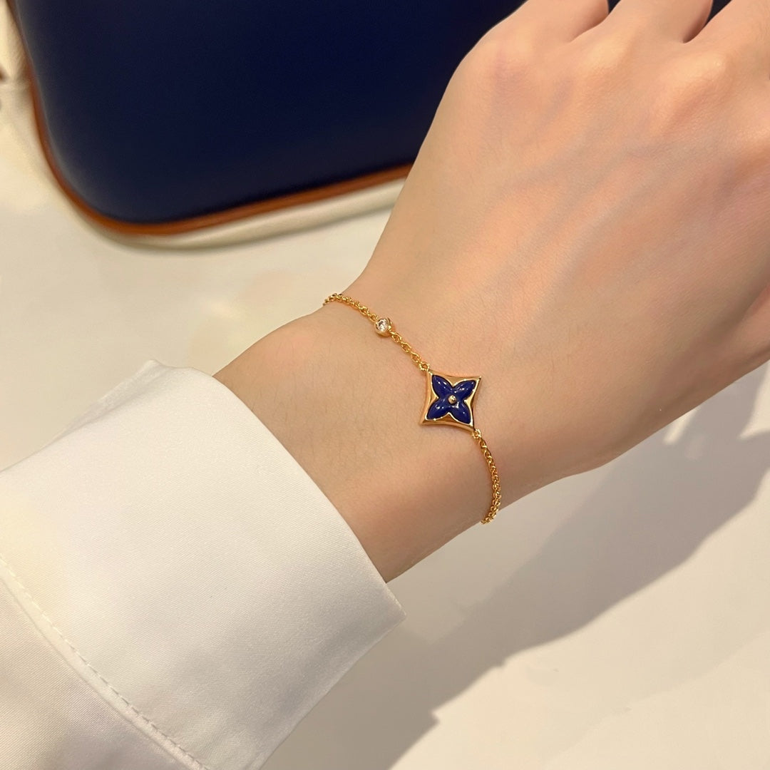 [Stars Jewelry]COLOR STAR PINK GOLD DIAMOND BRACELET