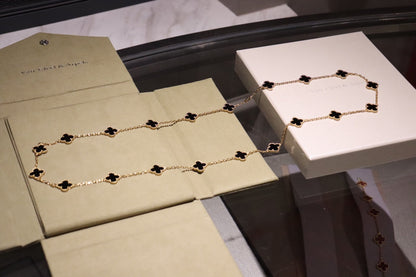 [Stars Jewelry]CLOVER 20 MOTIFS ONYX ROSE GOLD
