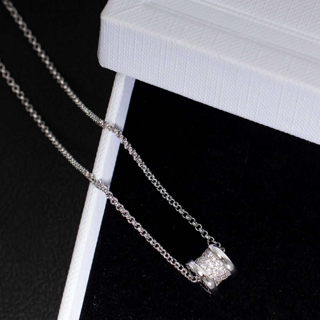 [Stars Jewelry]ZERO 1 SILVER DIAMOND NECKLACE