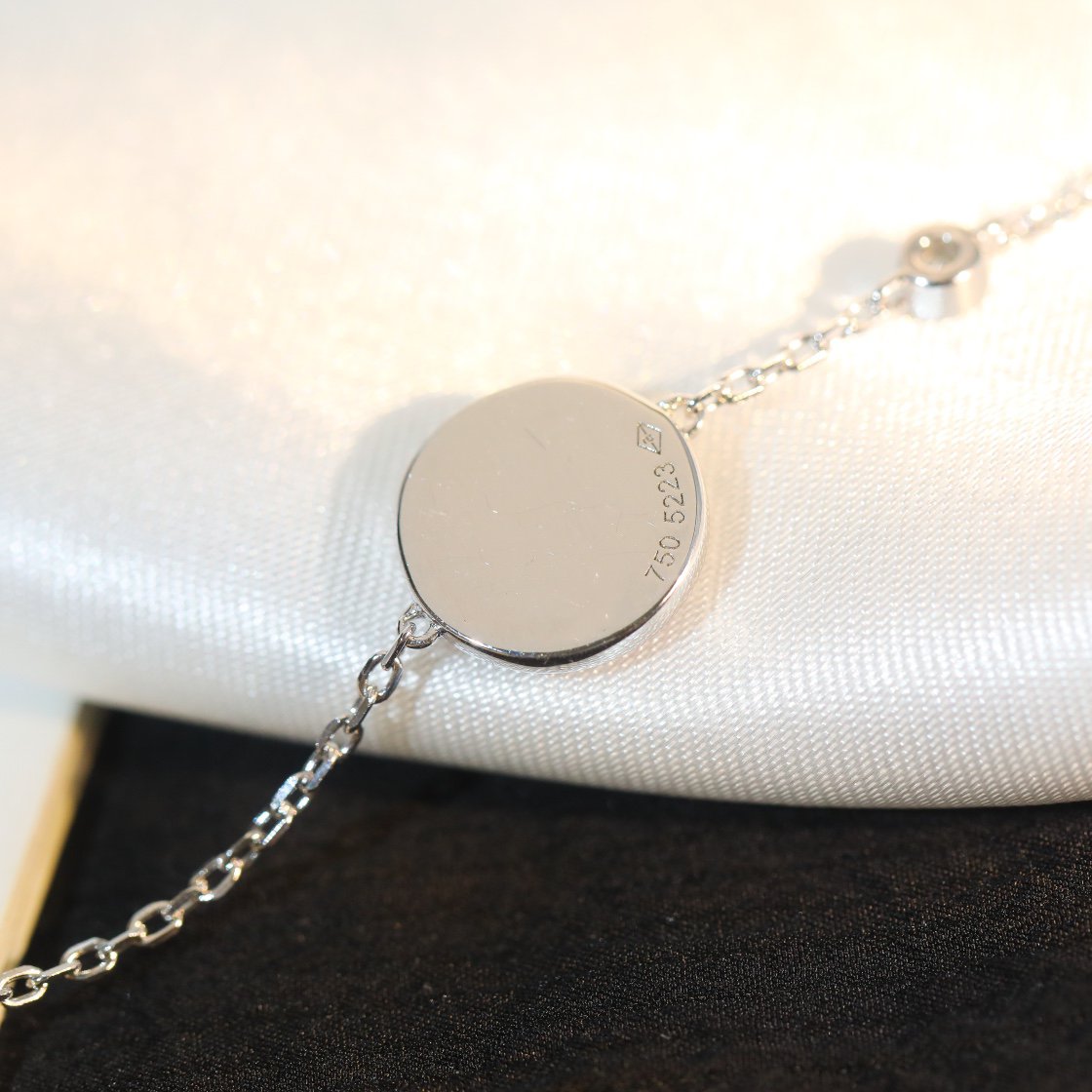 [Stars Jewelry]SUN MOTIF PINK MOP SILVER BRACELET