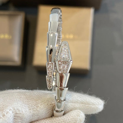 [Stars Jewelry]SERPENTI BRACELET DIAMONDS SILVER