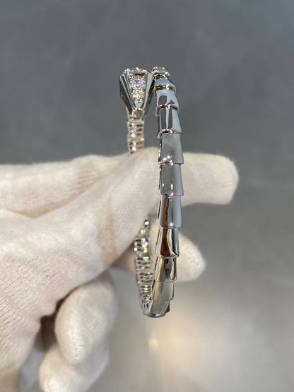 [Stars Jewelry]SERPENTI BRACELET DIAMONDS SILVER