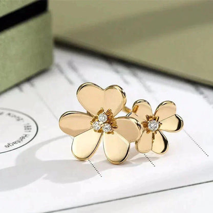 [Stars Jewelry]CLOVER COMOS GOLD DIAMOND RING