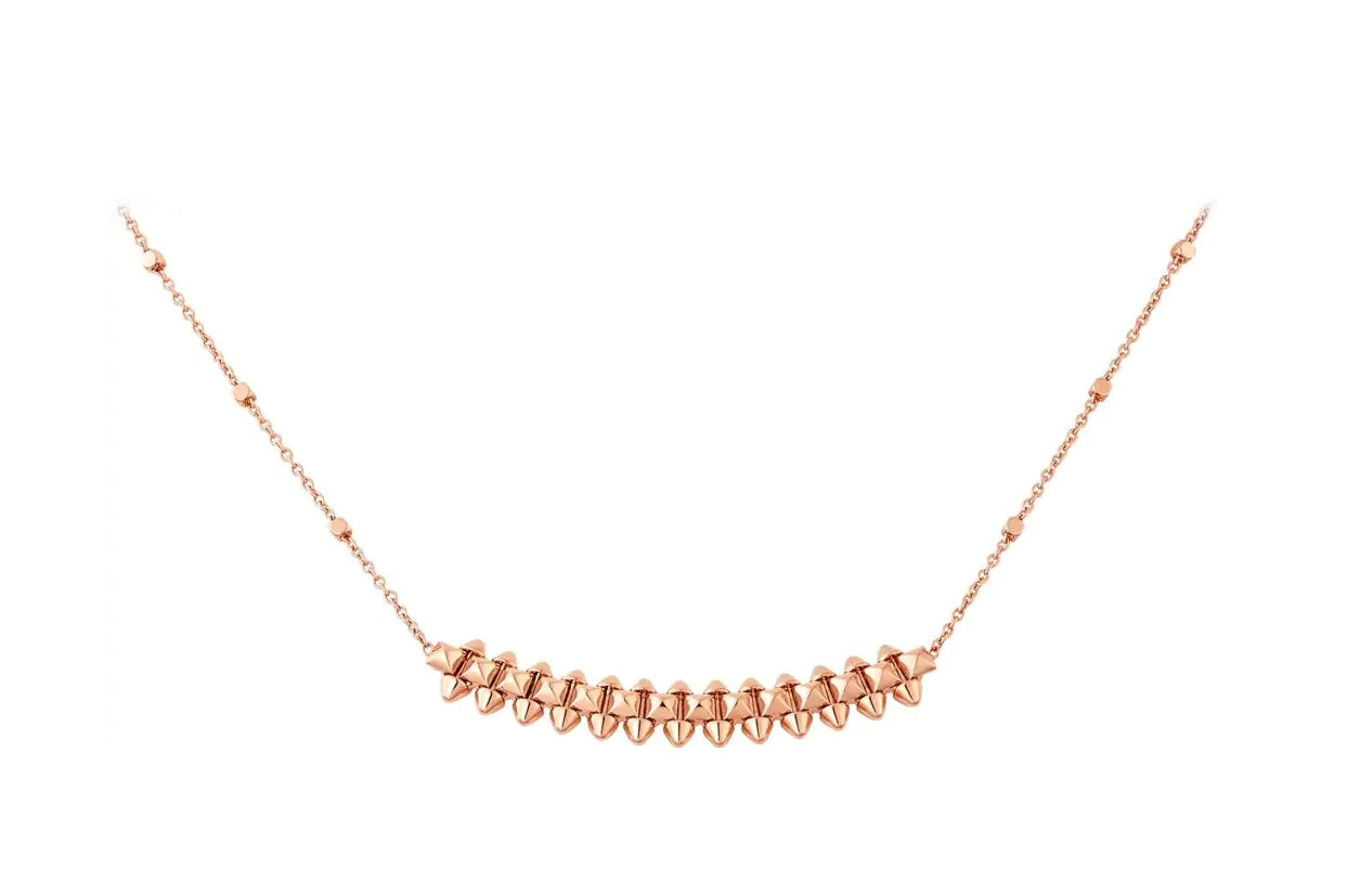 [Stars Jewelry]CLASH PINK GOLD NECKLACE